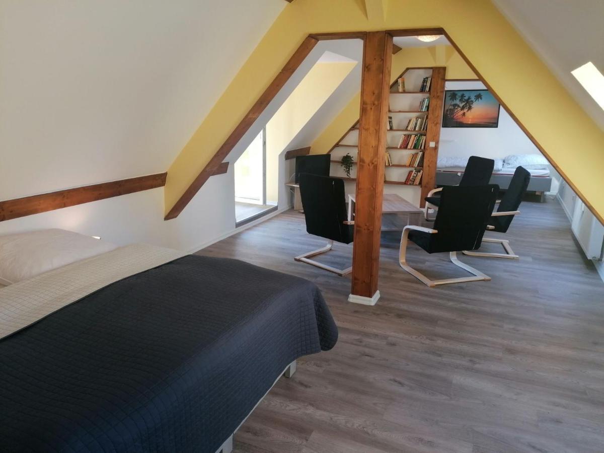 Sonnendeck Mit Dachterrasse & Parkplatz By Abcwismar Apartman Kültér fotó